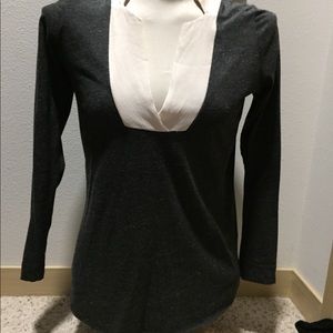 Gray top with detail